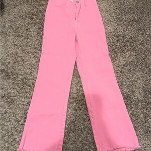 LA MIEL Pink Flare Women's Jeans